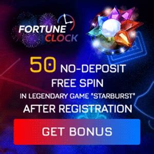 fortune clock casino 50 free spins